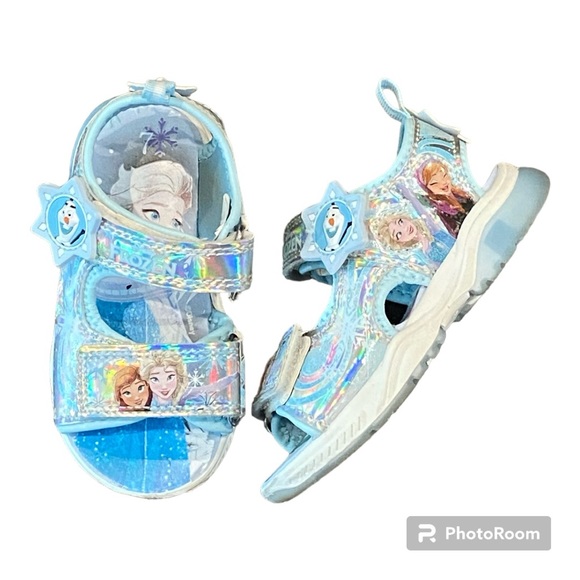 Frozen Elsa and Anna light up sandals - Picture 1 of 15